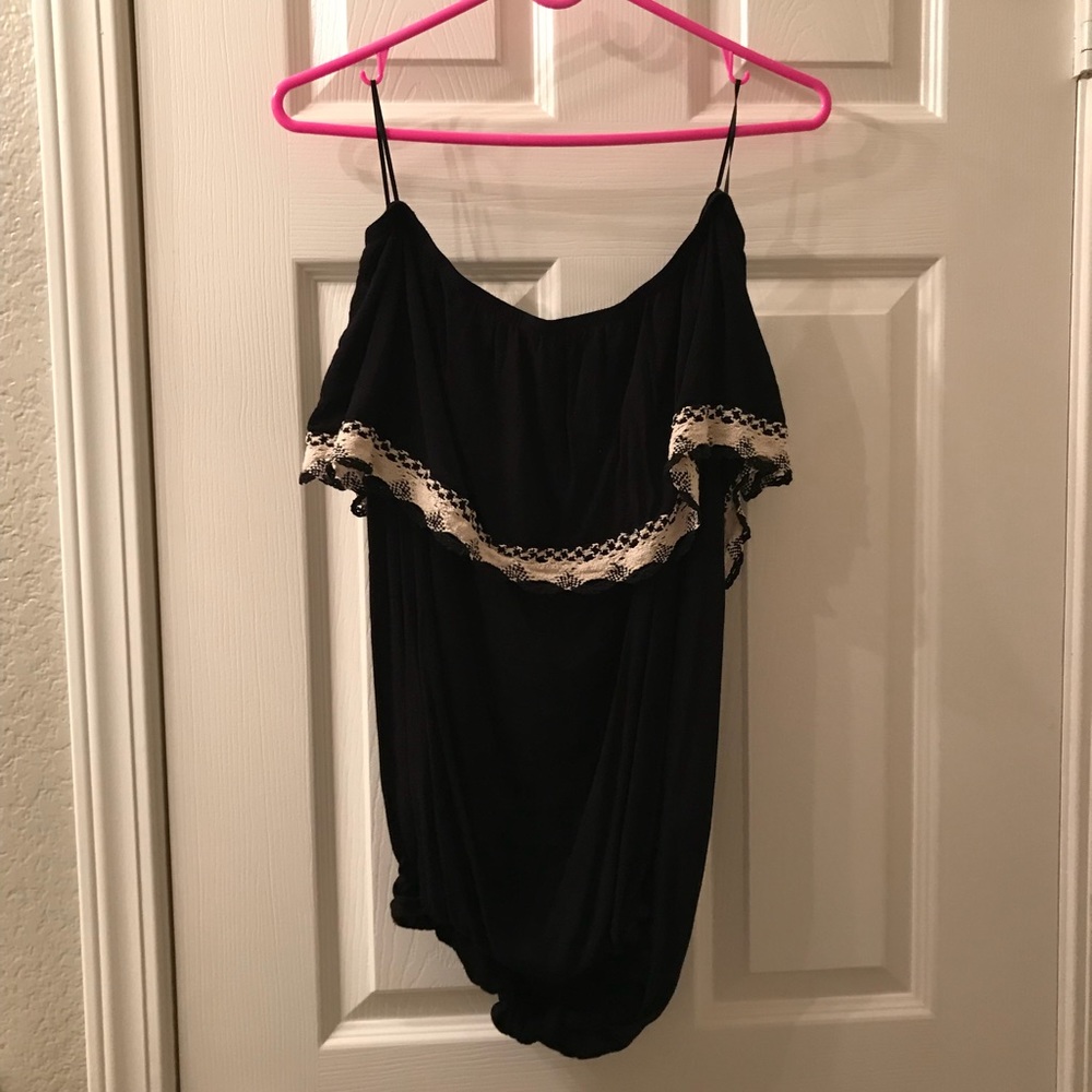 Crotchet Trim Tube Top Torrid
